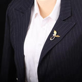 Maxbell 5xBrooch Pin Elegant Lightweight Collar Pin Lapel Pin for Scarf Clothing Shirt