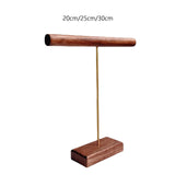 Maxbell Jewelry Storage Rack Props Bangle Organizer T Shape Necklace Display Storage Height 30cm