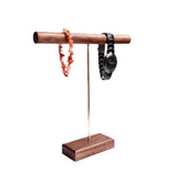 Maxbell Jewelry Storage Rack Props Bangle Organizer T Shape Necklace Display Storage Height 30cm