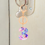 Maxbell 4xNumber Keychain Jewelry Hanging Pendants for Boys Girls Men Women Valentines Number 3