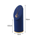 Maxbell Necklace Pendant Display Stand Fashion for Tabletop Retail Stores Countertop Blue