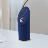 Maxbell Necklace Pendant Display Stand Fashion for Tabletop Retail Stores Countertop Blue