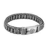 Maxbell Mantra Bracelet Charm Retro Style Prayer Wheel Bracelet for Unisex Women Men 22cm