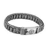 Maxbell Mantra Bracelet Charm Retro Style Prayer Wheel Bracelet for Unisex Women Men 22cm