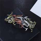 Maxbell 3xRetro Steampunk Hair Clip Flying Dragon Hairpin for Prom Party Girls