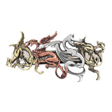 Maxbell 3xRetro Steampunk Hair Clip Flying Dragon Hairpin for Prom Party Girls