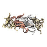 Maxbell 3xRetro Steampunk Hair Clip Flying Dragon Hairpin for Prom Party Girls