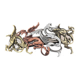 Maxbell 3xRetro Steampunk Hair Clip Flying Dragon Hairpin for Prom Party Girls