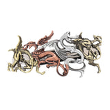 Maxbell 3xRetro Steampunk Hair Clip Flying Dragon Hairpin for Prom Party Girls