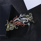 Maxbell 3xRetro Steampunk Hair Clip Flying Dragon Hairpin for Prom Party Girls