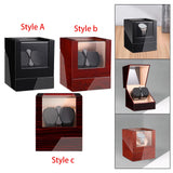 Double Watch Winders USB Automatic Watch Winder for Bedroom Gifts Wristwatch Style A