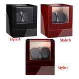 Double Watch Winders USB Automatic Watch Winder for Bedroom Gifts Wristwatch Style A