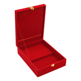 Wedding Jewelry Set Gift Box Red Velvet Jewelry Box for Valentine Gift Gifts 20cmx26cmx7.5cm