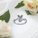 Wedding Ring Decoration Female Ring for Valentine's Day Birthday Gifts Bride Size 6