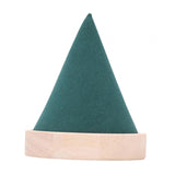 Cone Shaped Bracelet Watch Display Stand for Trades Shows Dresser Countertop Green