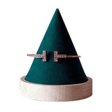 Cone Shaped Bracelet Watch Display Stand for Trades Shows Dresser Countertop Green