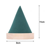 Cone Shaped Bracelet Watch Display Stand for Trades Shows Dresser Countertop Green