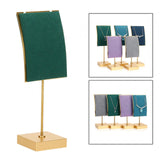 Maxbell Necklace Chain Jewelry Display Ornament Nordic Necklace Display Holder Stand Green