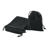 10 Pieces Velvet Drawstring Bags Gift Bags for Gift Packaging Wedding Favors Black