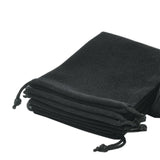 10 Pieces Velvet Drawstring Bags Gift Bags for Gift Packaging Wedding Favors Black