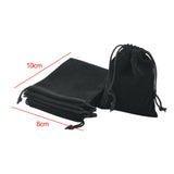 10 Pieces Velvet Drawstring Bags Gift Bags for Gift Packaging Wedding Favors Black