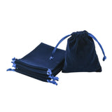 10 Pieces Velvet Drawstring Bags Gift Bags for Gift Packaging Wedding Favors Dark Blue