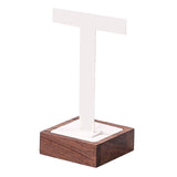 Maxbell Earring Display Stand T Bar Earring Holder for Women Girls Jewelry Organizer White