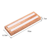 Maxbell Jewelry Box Wooden Holder Rings Organizer Tray for Bedroom Home Jewelry Show E