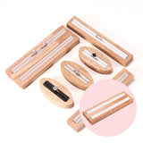 Maxbell Jewelry Box Wooden Holder Rings Organizer Tray for Bedroom Home Jewelry Show E