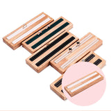 Maxbell Jewelry Box Wooden Holder Rings Organizer Tray for Bedroom Home Jewelry Show E