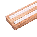 Maxbell Jewelry Box Wooden Holder Rings Organizer Tray for Bedroom Home Jewelry Show E