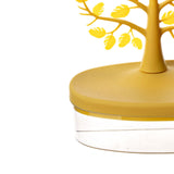 Maxbell Jewelry Storage Tray Pendant Jewelry Display Stand for Bathroom Dresser Desk yellow