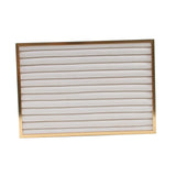 Maxbell Jewelry Organizer Tray Jewelry Storage Tray for Props Dresser Live Broadcast Beige Strip