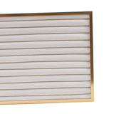 Maxbell Jewelry Organizer Tray Jewelry Storage Tray for Props Dresser Live Broadcast Beige Strip