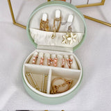 Maxbell Jewelry Bag Durable Lightweight Jewellery Holder for Lady Dressing Room Green