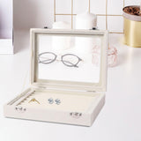 Velvet Jewelry Box Jewelry Storage Box Elegant Rings Earrings Organizer Tray Rings