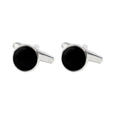 Maxbell 2x2x Black Men Cufflinks Cuff Links for Dress Shirt Formal Ceremony Graduation
