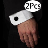 Maxbell 6x2x Black Men Cufflinks Cuff Links for Dress Shirt Formal Ceremony Graduation