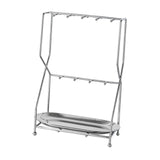 Maxbell Jewelry Display Stand Tabletop Jewelry Holder for Watches Necklaces Ear Stud Square