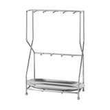 Maxbell Jewelry Display Stand Tabletop Jewelry Holder for Watches Necklaces Ear Stud Square