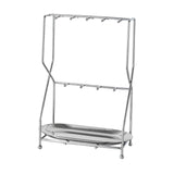 Maxbell Jewelry Display Stand Tabletop Jewelry Holder for Watches Necklaces Ear Stud Square