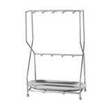 Maxbell Jewelry Display Stand Tabletop Jewelry Holder for Watches Necklaces Ear Stud Square