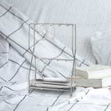 Maxbell Jewelry Display Stand Tabletop Jewelry Holder for Watches Necklaces Ear Stud Square