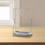 Maxbell Jewelry Display Stand Tabletop Jewelry Holder for Watches Necklaces Ear Stud Square