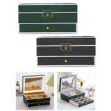 Maxbell Jewelry Box Jewelry Case for Necklaces Earrings Valentine's Day Gift for Her Green