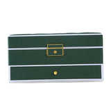 Maxbell Jewelry Box Jewelry Case for Necklaces Earrings Valentine's Day Gift for Her Green