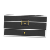 Maxbell Jewelry Box Jewelry Case for Necklaces Earrings Valentine's Day Gift for Her Black