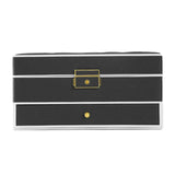 Maxbell Jewelry Box Jewelry Case for Necklaces Earrings Valentine's Day Gift for Her Black