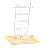 Maxbell Earrings Organizer Earring Holder Stand Ear Studs Rack Jewelry Display Stand Clear