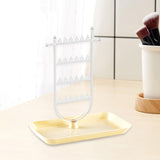 Maxbell Earrings Organizer Earring Holder Stand Ear Studs Rack Jewelry Display Stand Clear